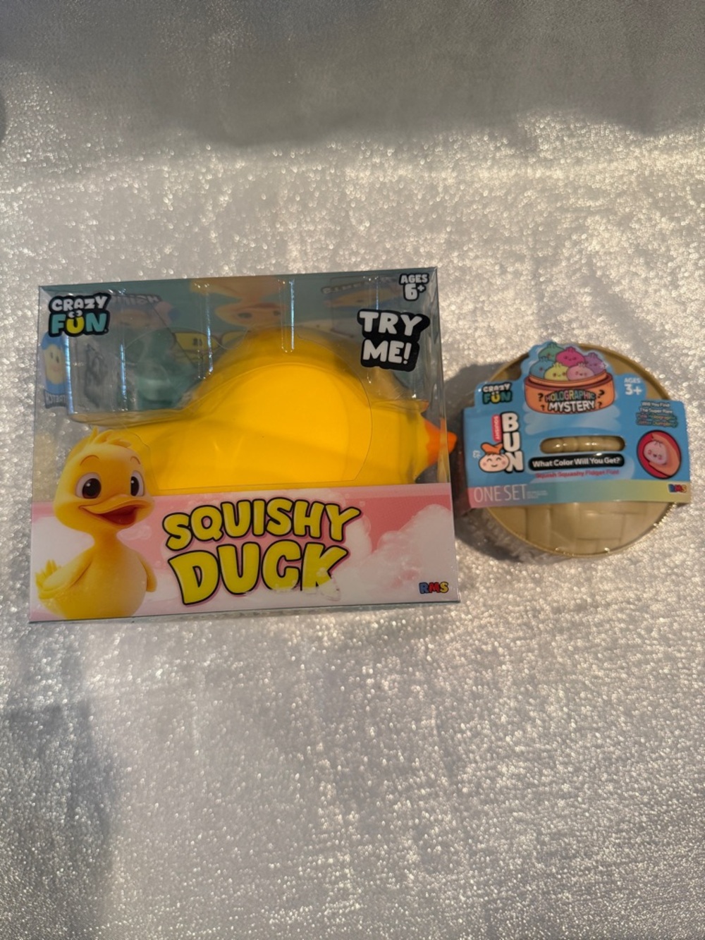 RMS Mystery Dumpling Pink Holographic Series & Squishy Duck